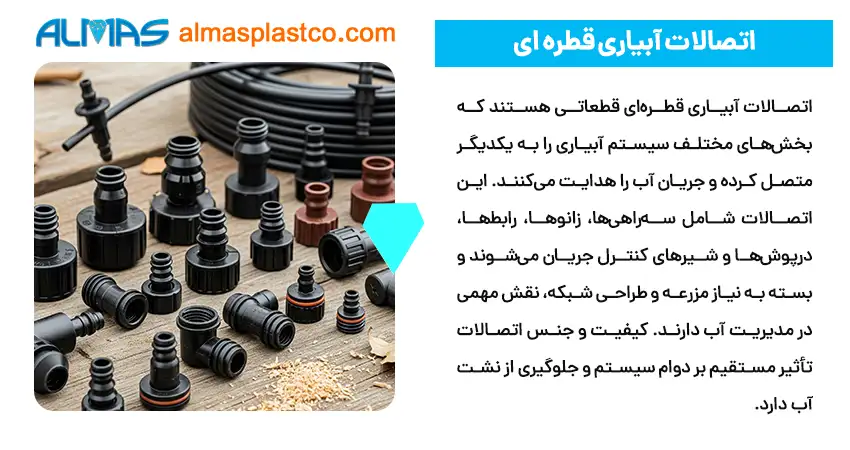 اتصالات آبیاری قطره ای