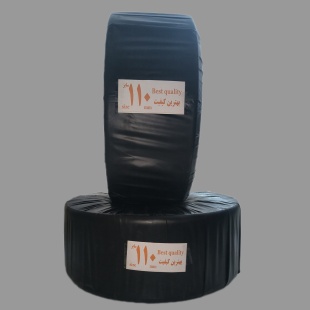 لوله لی فلت (تاشو) الماس پلاست سایز 110میلیمتر(4 اینچ) 50 متری با وزن تقریبی 25 کیلو