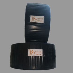 لوله لی فلت (تاشو) الماس پلاست سایز 160میلیمتر(6 اینچ) 50 متری با وزن تقریبی 38 کیلو